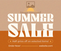 Sunny Summer Sale Facebook post Image Preview
