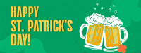 St. Patrick's Beer Greeting Facebook Cover Image Preview