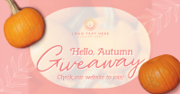 Hello Autumn Giveaway Facebook Ad Image Preview