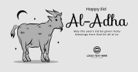 Eid Al Adha Goat Facebook Ad Design