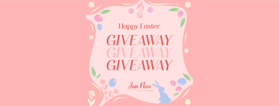 Blessed Easter Giveaway Facebook cover Image Preview