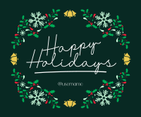 Holiday Wreath Facebook post Image Preview