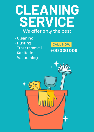 Cleaning Tools Flyer Image Preview