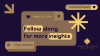 Retro Follow Us Animation Image Preview