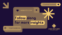 Retro Follow Us Animation Preview