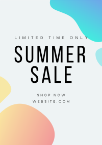 Summer Sale Puddles Poster Image Preview