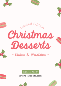 Cute Homemade Christmas Pastries Flyer Image Preview