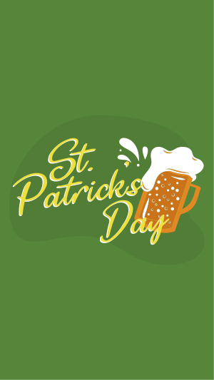 St. Patrick's Beer Instagram story Image Preview