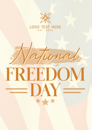 Freedom Day Celebration Poster Image Preview