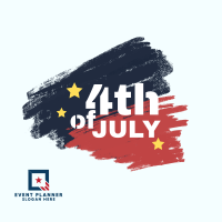 Fourth of July! Instagram Post Design