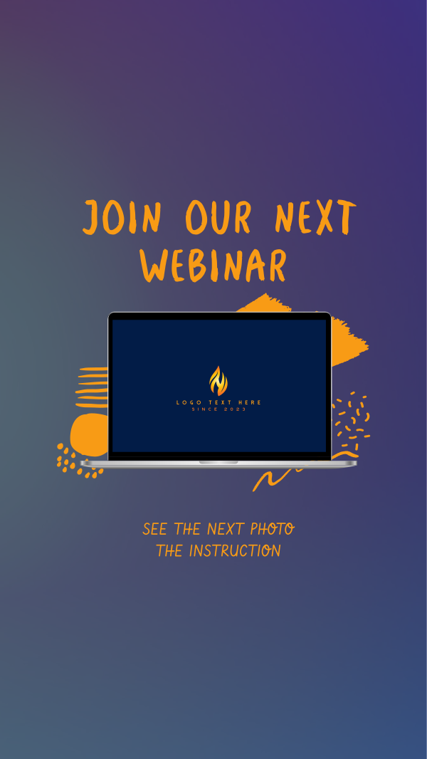 Join Our Next Webinar Facebook Story Design Image Preview