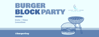 Burger Grill Party Facebook cover Image Preview
