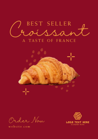 French Croissant Bestseller Poster Image Preview