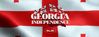 Georgia Independence Day Celebration Facebook Cover Design