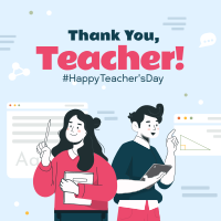 Thank You Teacher Instagram post Image Preview