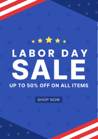 Labor Day Flash Sale Flyer Image Preview