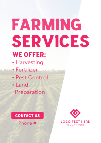 Expert Farming Service Partner Flyer Design