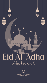 Blessed Eid Al Adha Facebook Story Design
