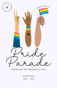 Pride Parade Invitation Image Preview
