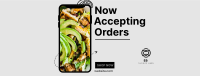Food Delivery App  Facebook cover Image Preview
