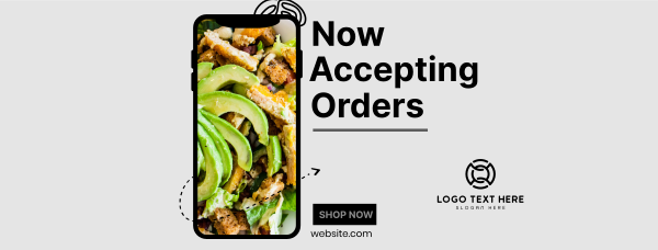 Food Delivery App  Facebook Cover Design Image Preview