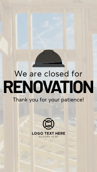 Closed for Renovation TikTok video Image Preview