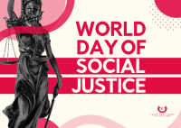 Social Justice World Day Postcard Image Preview