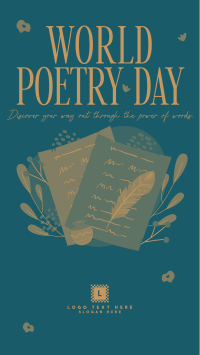 Poetry Creation Day TikTok video Image Preview
