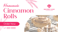 Homemade Cinnamon Rolls Video Design