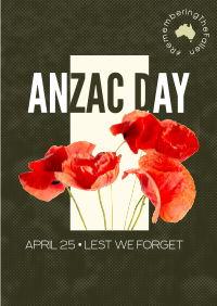 Anzac Halftone Flyer Image Preview