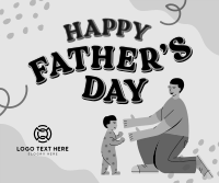 Father's Day Greeting Facebook post | BrandCrowd Facebook post Maker