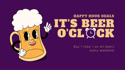 It's Beer Time Facebook event cover Image Preview