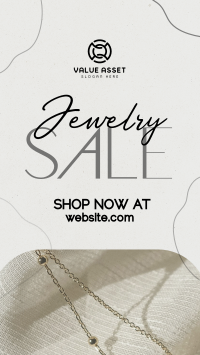 Clean Minimalist Jewelry Sale Instagram Reel Image Preview