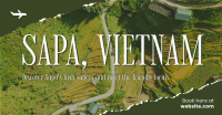 Vietnam Rice Terraces Facebook Ad Design