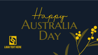 Golden Wattle for Aussie Day Facebook event cover | BrandCrowd Facebook ...