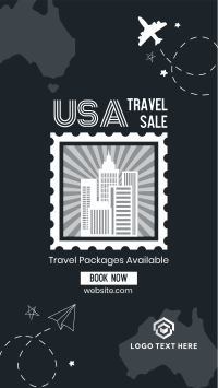 USA Travel Destination Instagram story Image Preview