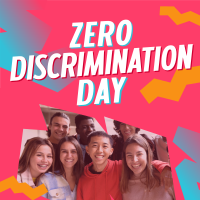 Playful Zero Discrimination Day Instagram post Image Preview