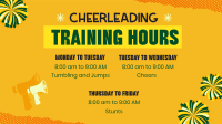 Cheerleading Training Schedule Animation Preview