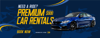 Premium Car Rentals Facebook Cover Image Preview