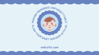 Baby Boy Store Facebook Event Cover Design