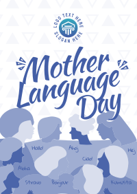 Abstract International Mother Language Day Flyer Image Preview