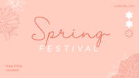 Spring Festival Facebook event cover Image Preview