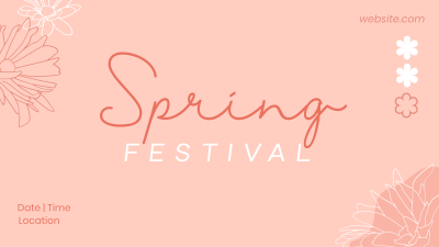 Spring Festival Facebook event cover