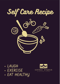 Self Care Recipe Flyer Image Preview