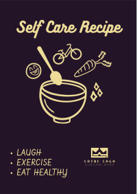 Self Care Recipe Flyer Image Preview