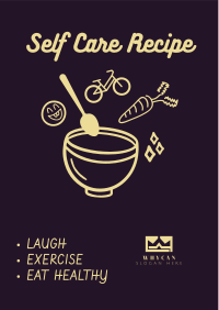 Self Care Recipe Flyer Image Preview