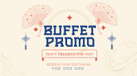 Elegant Oriental Buffet Promo Facebook Event Cover Image Preview