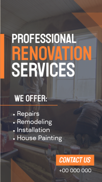 Pro Renovation Service Instagram reel Image Preview