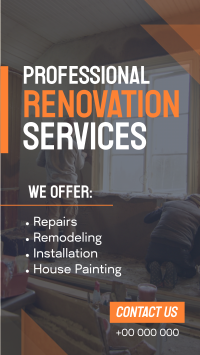 Pro Renovation Service Instagram Reel Image Preview