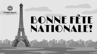 Bonne Fête Nationale Facebook Event Cover Design